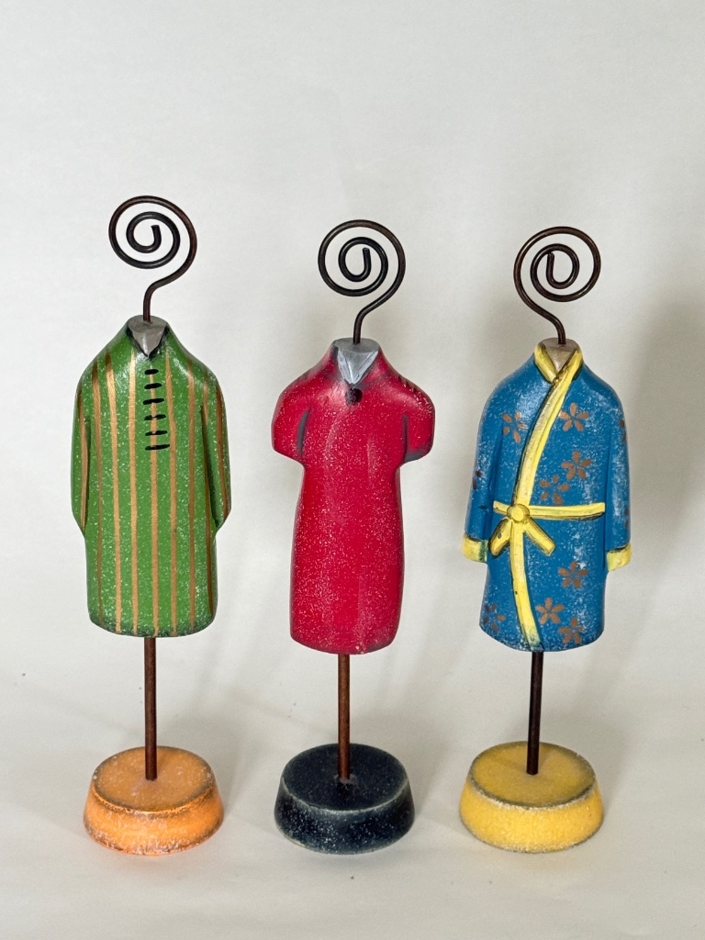VINTAGE PIER 1 Asian Inspired Loungewear Photo/Note Holders